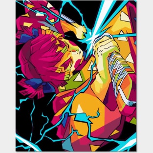 zenitsu pop art Posters and Art